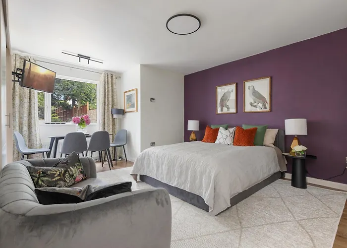 King Studio Apartment With Garden And Parking